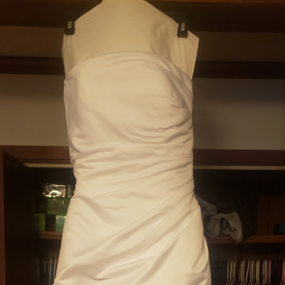 Michaelangelo White A Line Wedding Dress